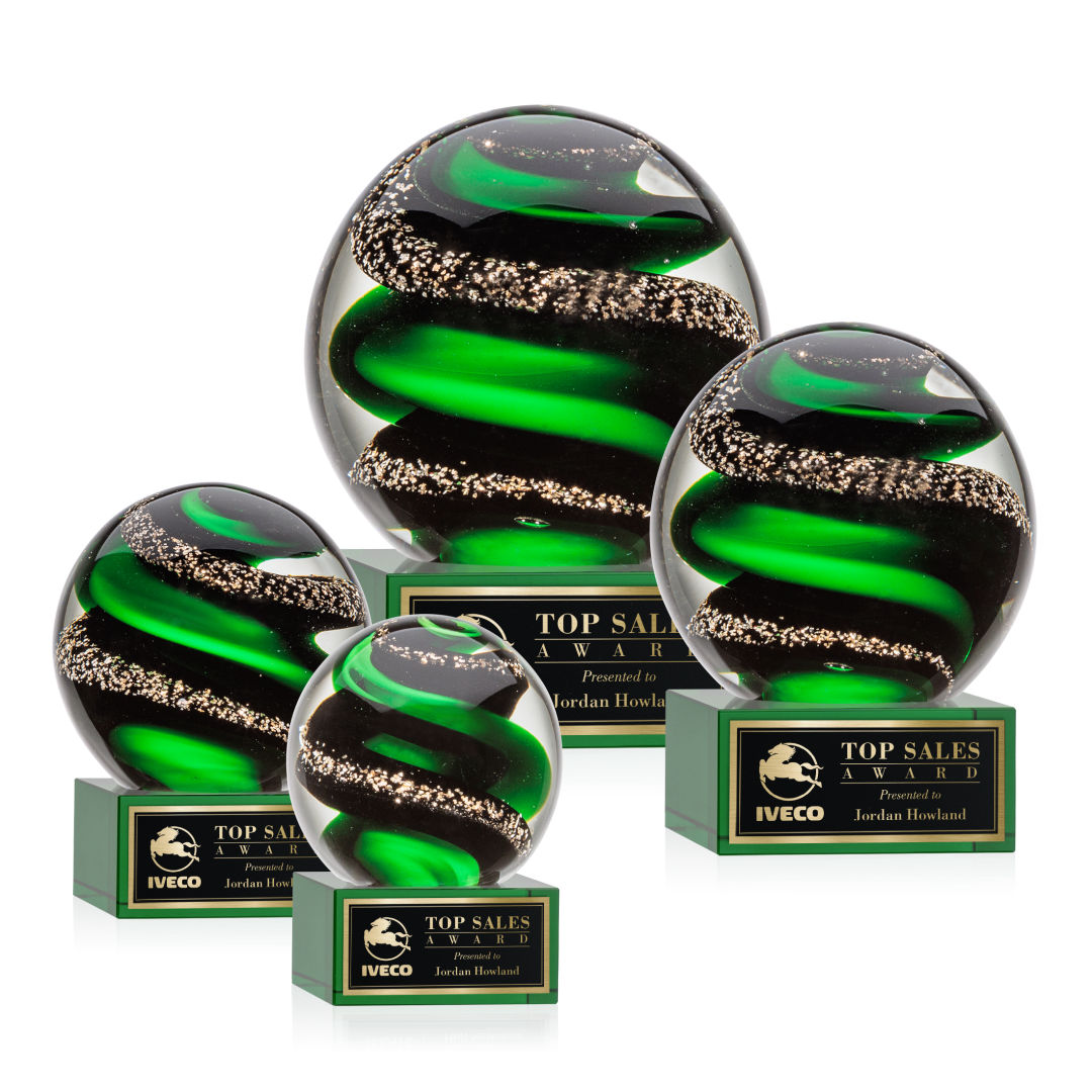 Zodiac Award on Hancock Base - Green 2
