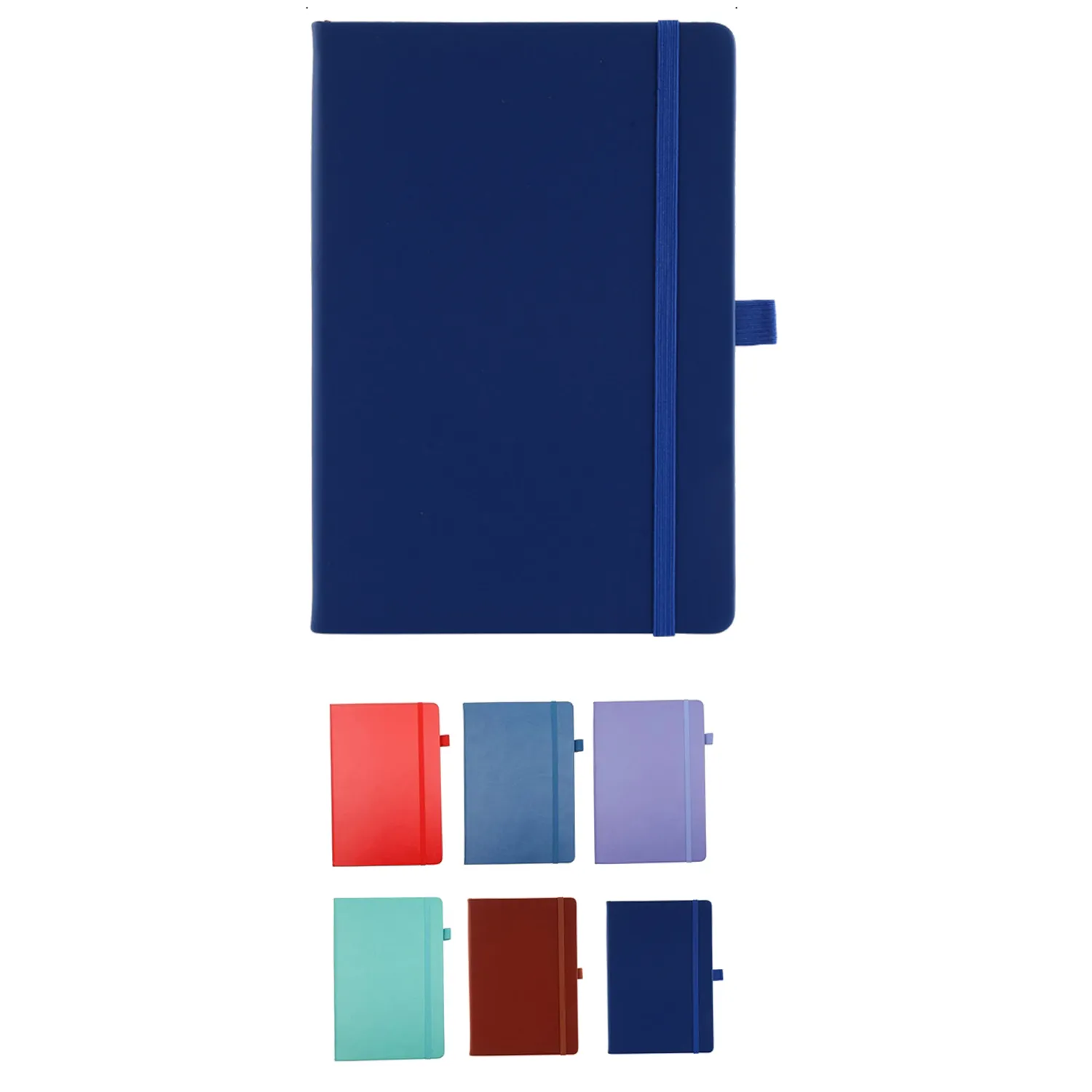 PU Lined Journal Notebooks With Pen Loop 3