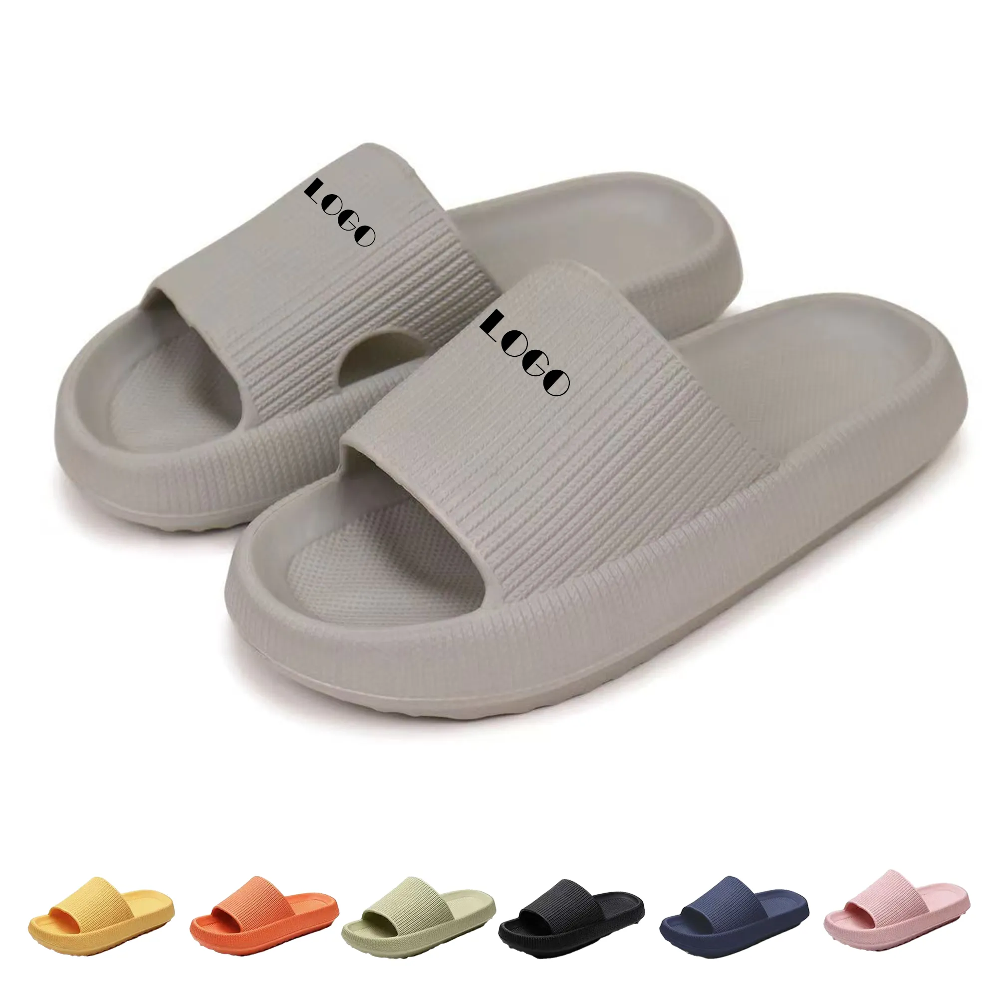 Thick-Soled Slide Sandals 5