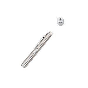 Dual LED Flashlight Pen Shaped With White And Yellow Lights 13