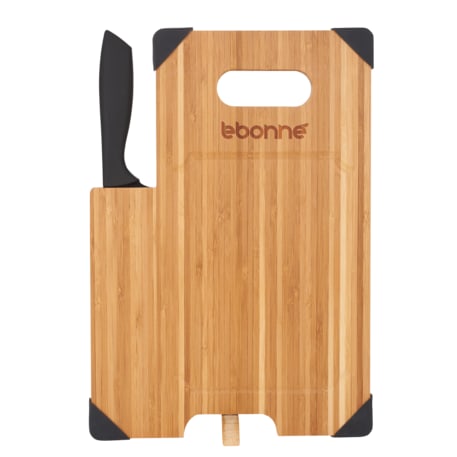 Bamboo Cutting Board with Knife 15