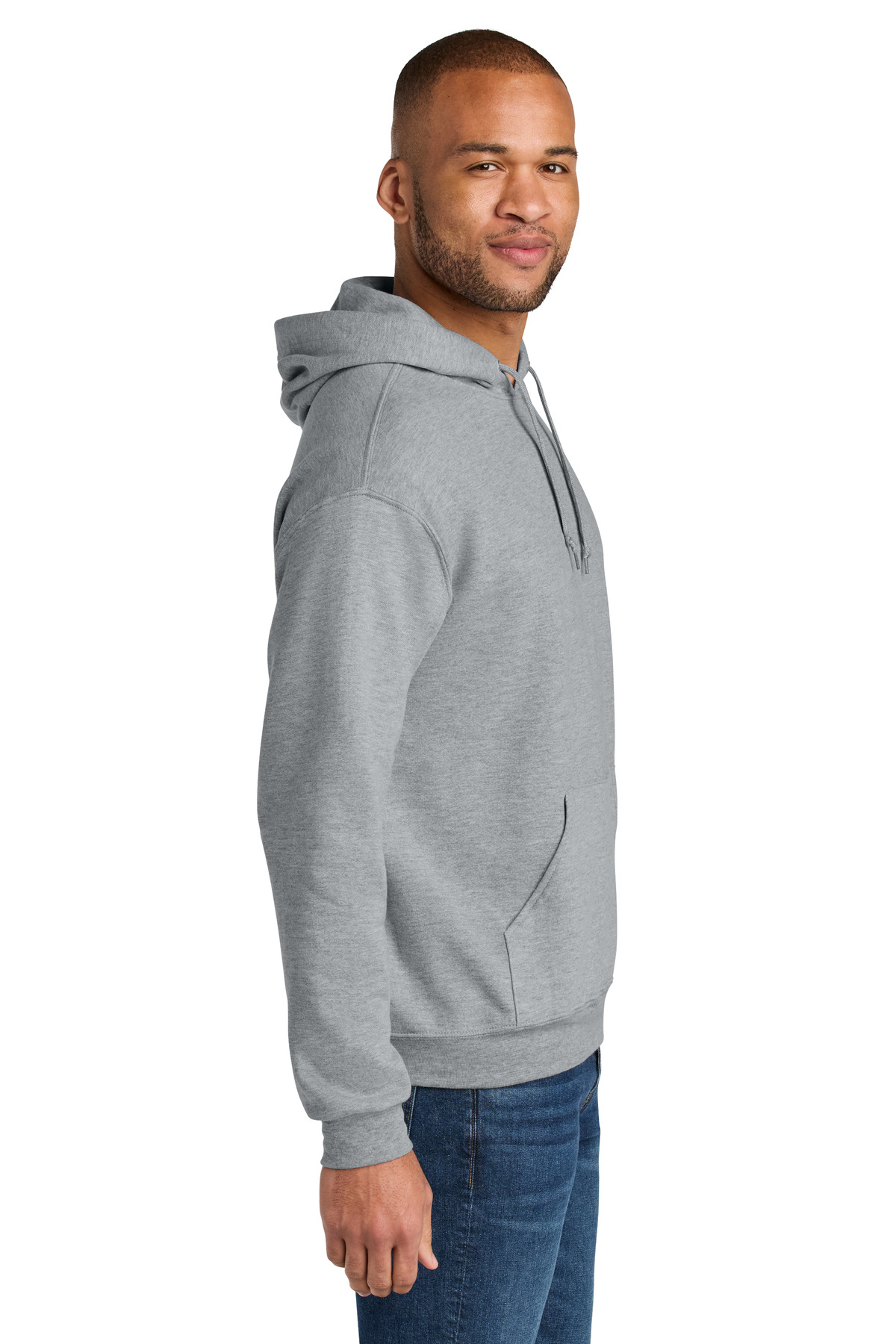 Jerzees Ultimate Unisex CVC Ring Spun Hooded Sweatshirt IC49M 78