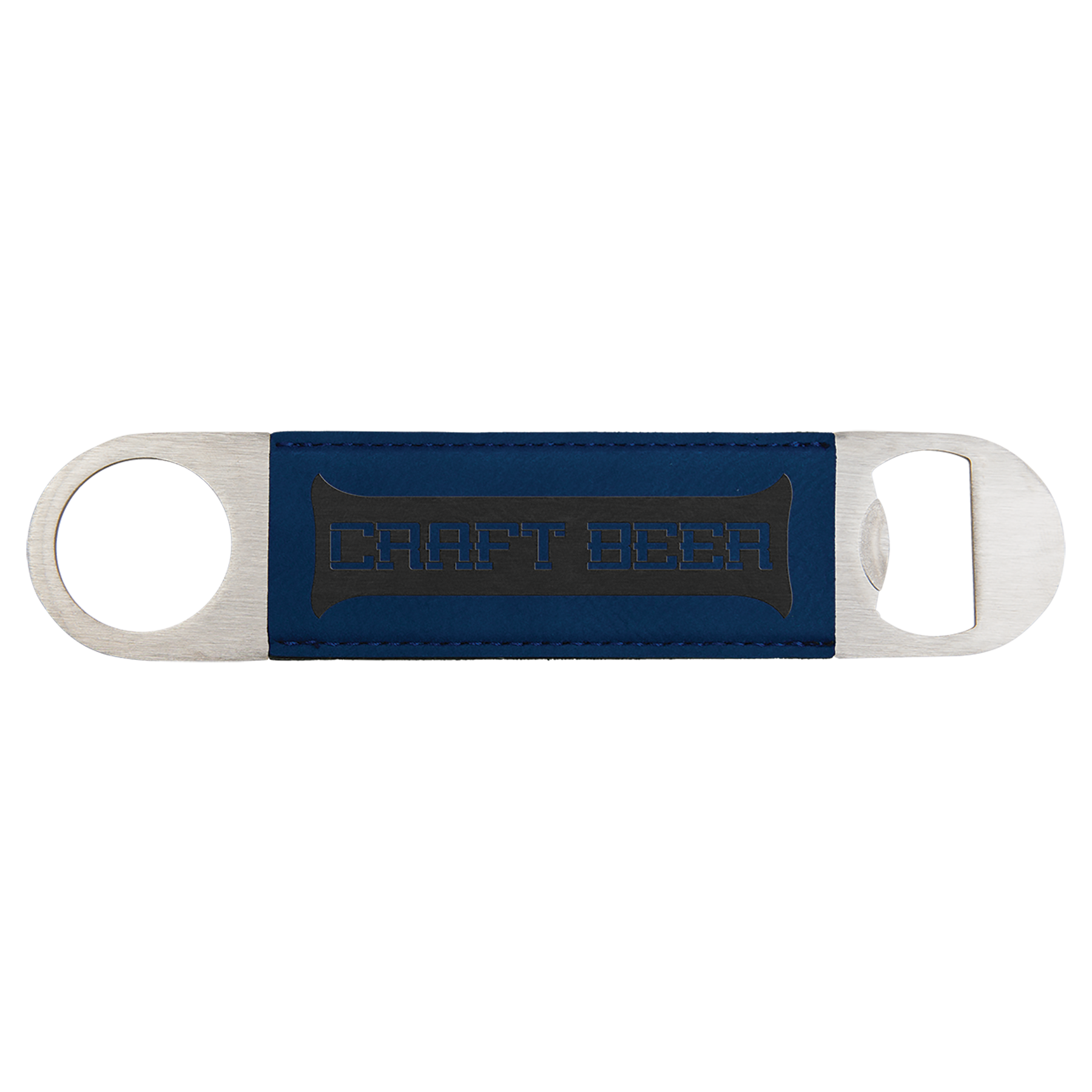 Laser Engraved Leatherette Bottle Opener (1.5"x7") 4