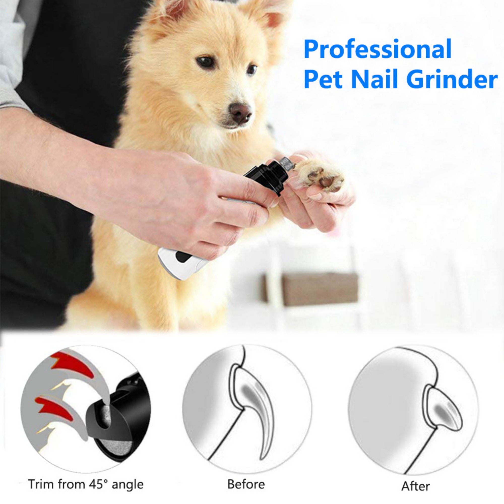 USB Pet Nail Grinder 8