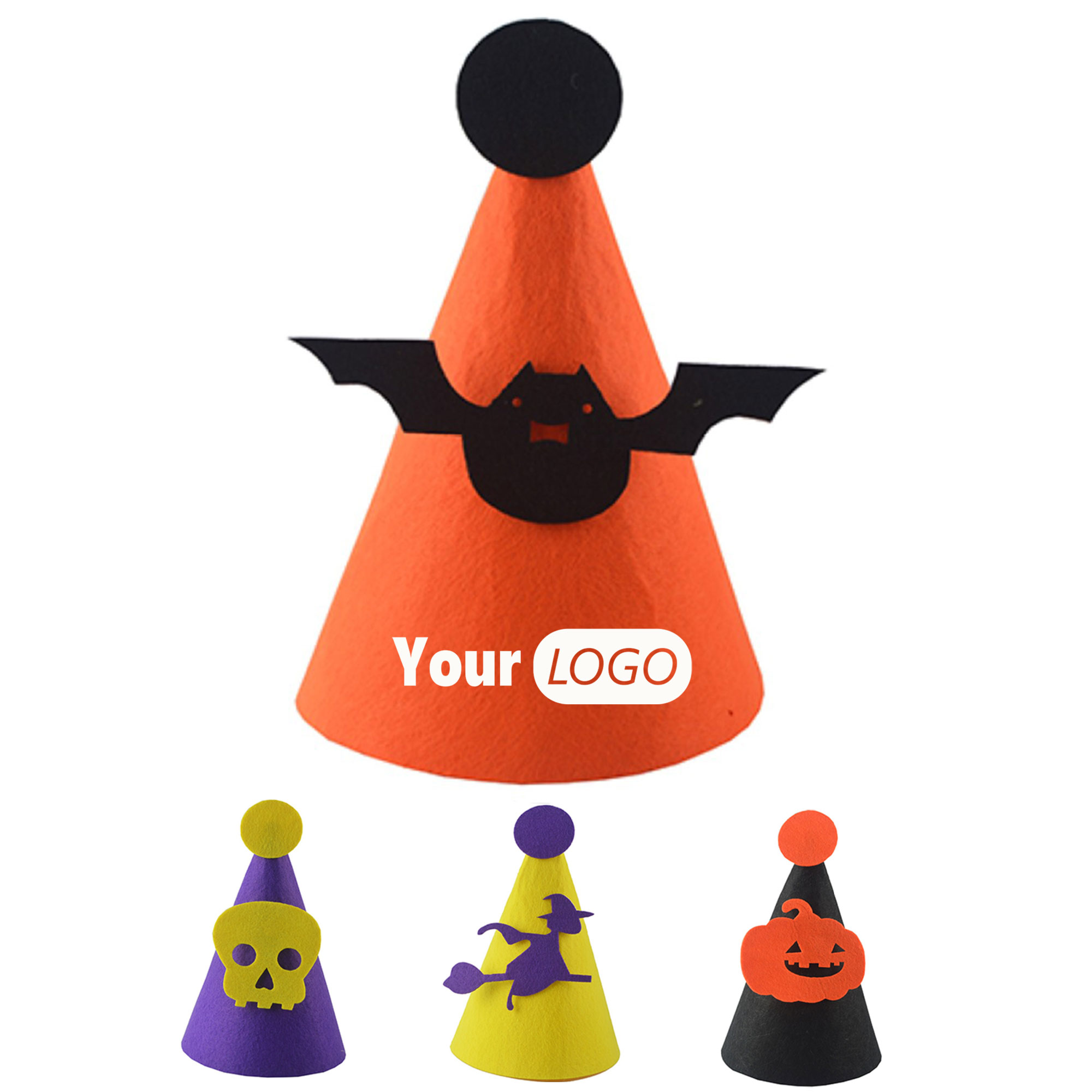 Colorful Halloween Children's Felt Hat 1