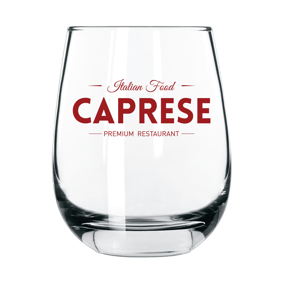 15 25 oz Stemless White Wine Glass