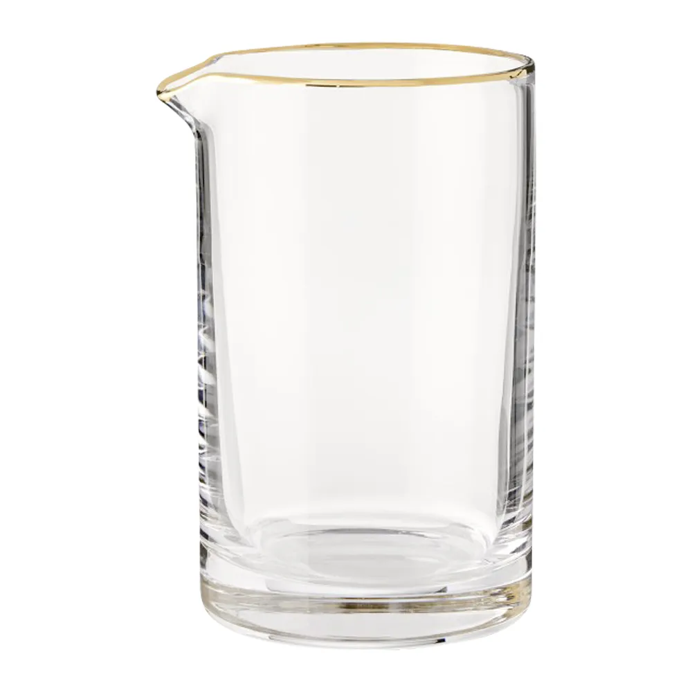 24oz. Gold Rimmed Mixing Glass 2