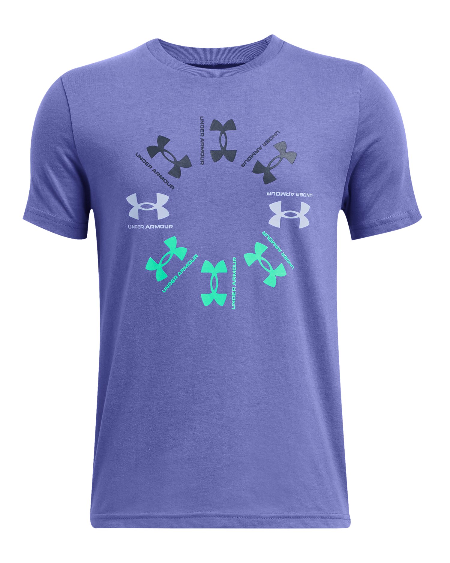 Boys' UA Radial Logo Short Sleeve 1