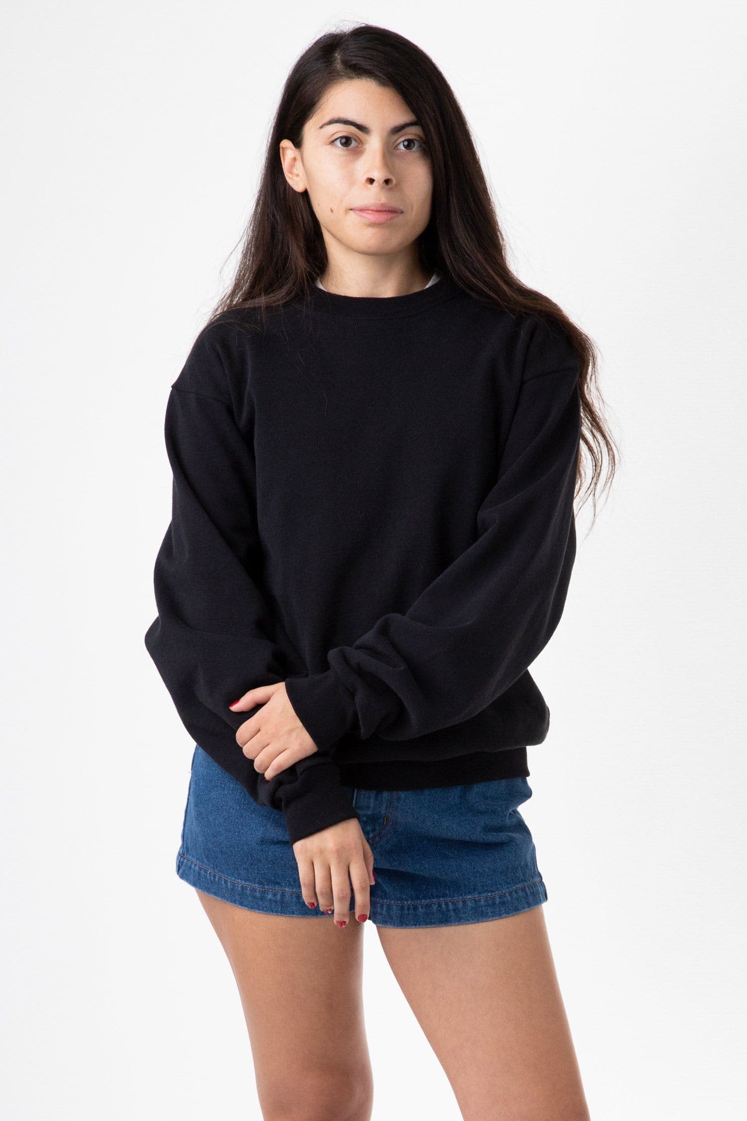 14 OZ HEAVY FLEECE CREWNECK PULLOVER 19
