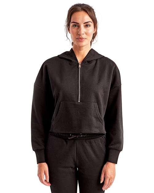 Women's Alice Half-Zip Hooded Sweatshirt - TD077 20
