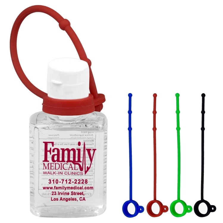 "SanPal S Connect" 0.5 oz Compact Hand Sanitizer Antibacterial Gel in Flip-Top Squeeze Bottle 20