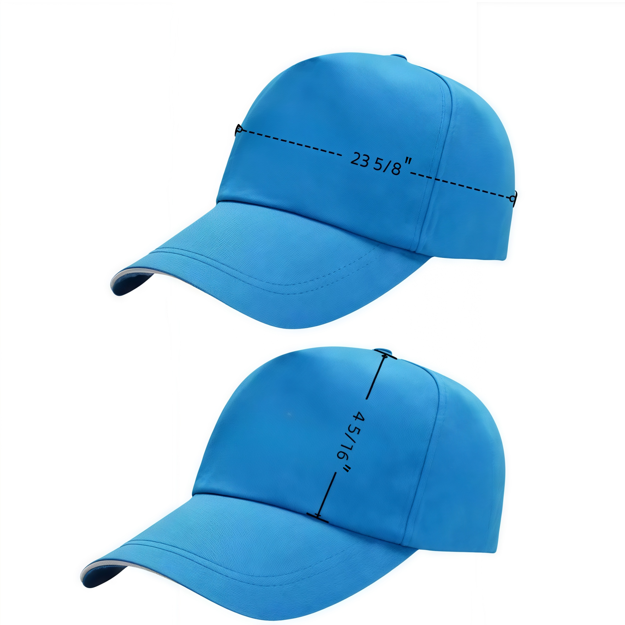 MOQ 100 PCS Plain Baseball Cap Hat Full Color 3