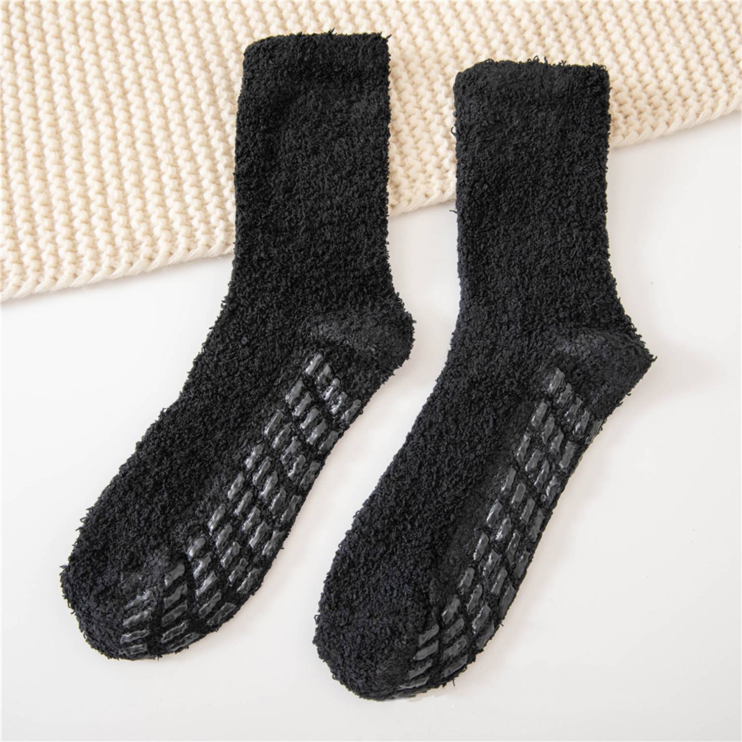 Men's Home Slippers with Grip Socks Non-Slip 7