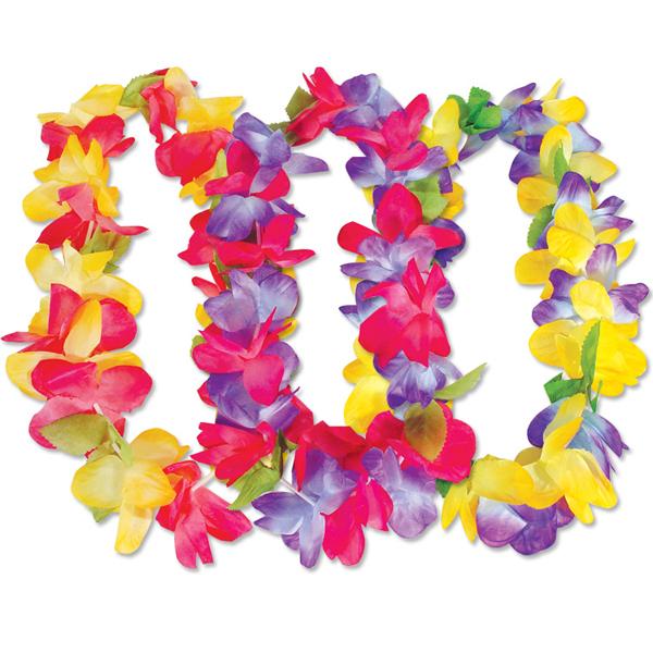36' Silk Flower Leis