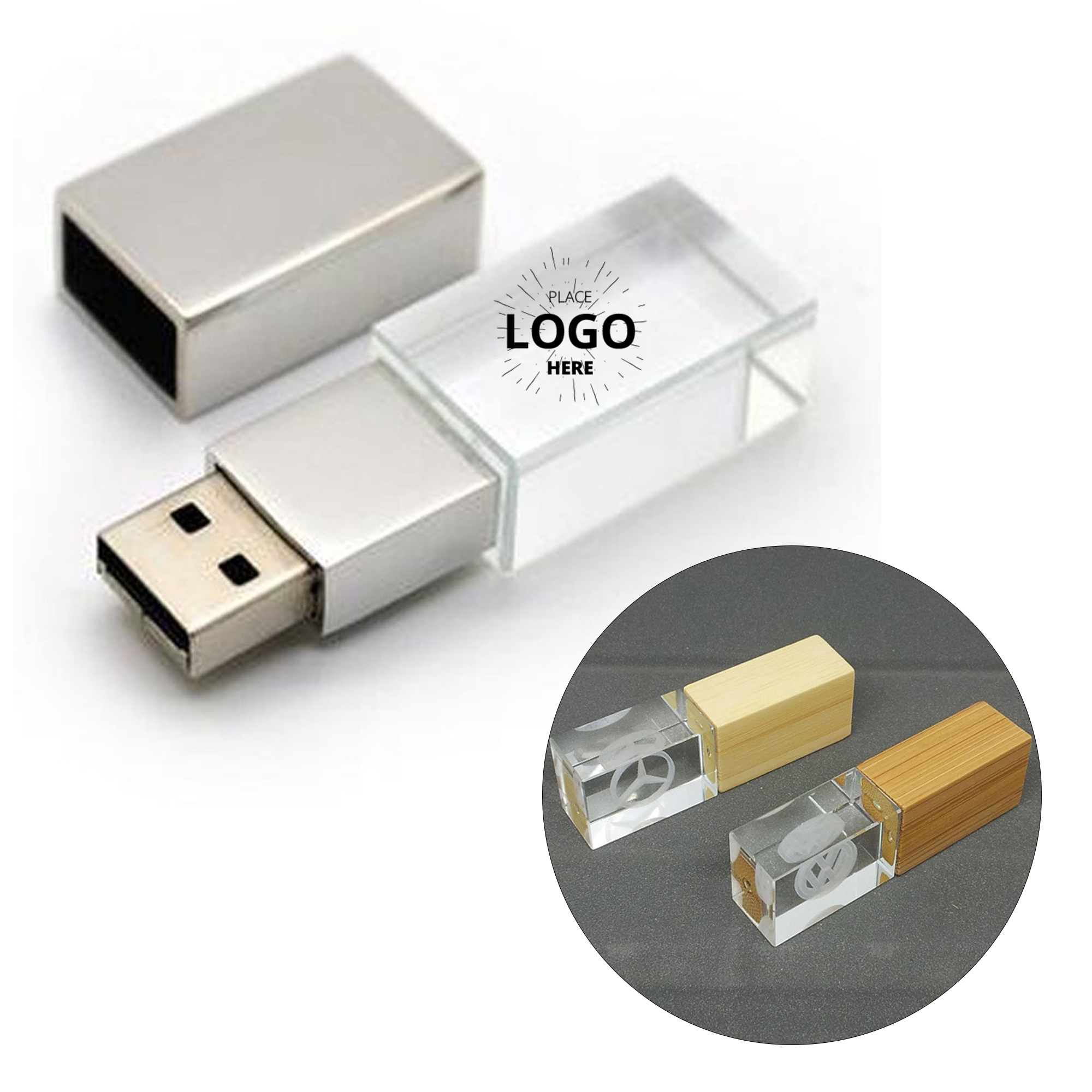 Rectangular USB Flash Drive 2