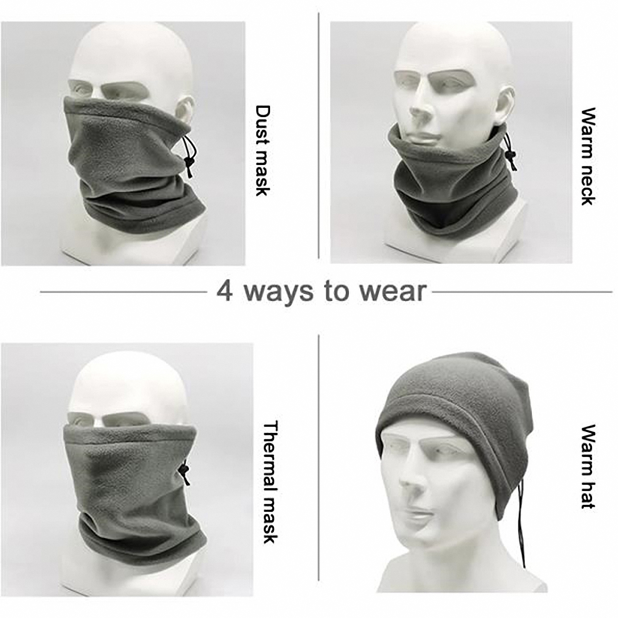 Warm Fleece Neck Gaiter Mask 4