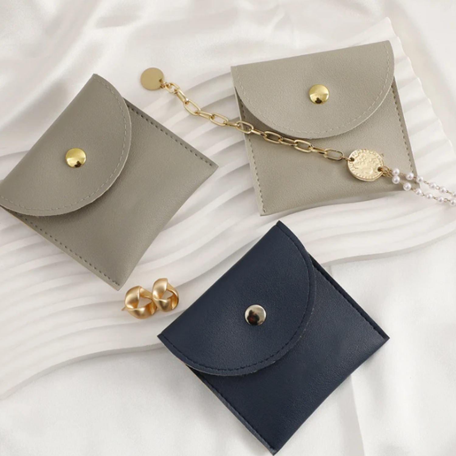 Pu Leather Gift Jewelry Bag 5