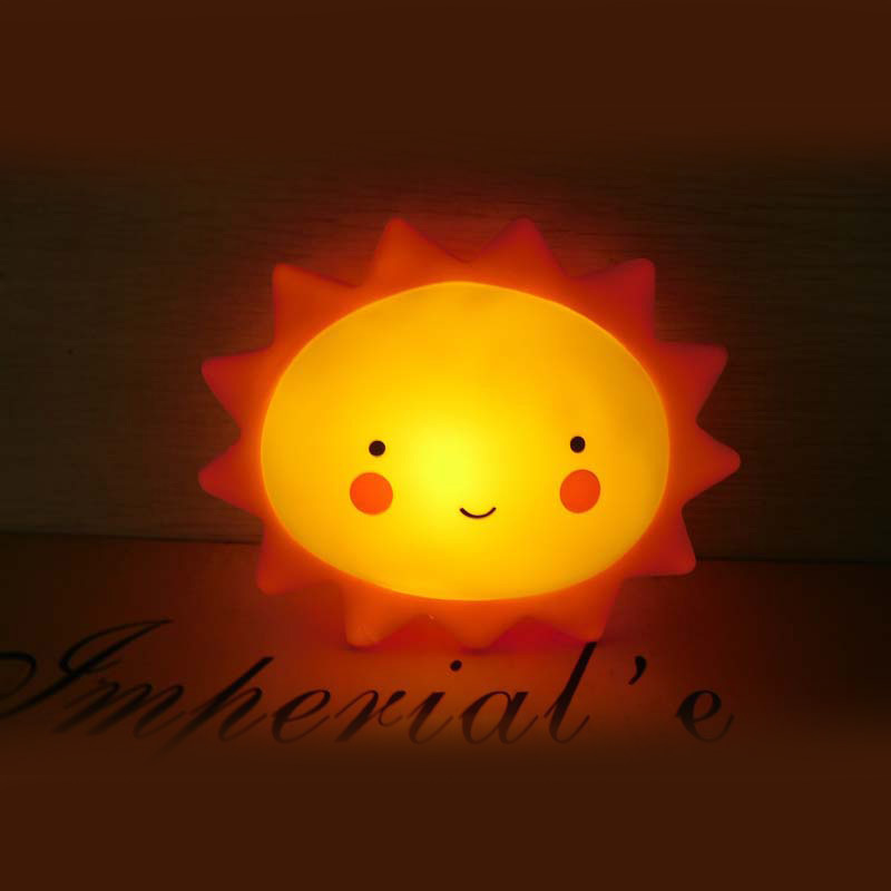 Cute Sun Shaped Kids Night Light 2