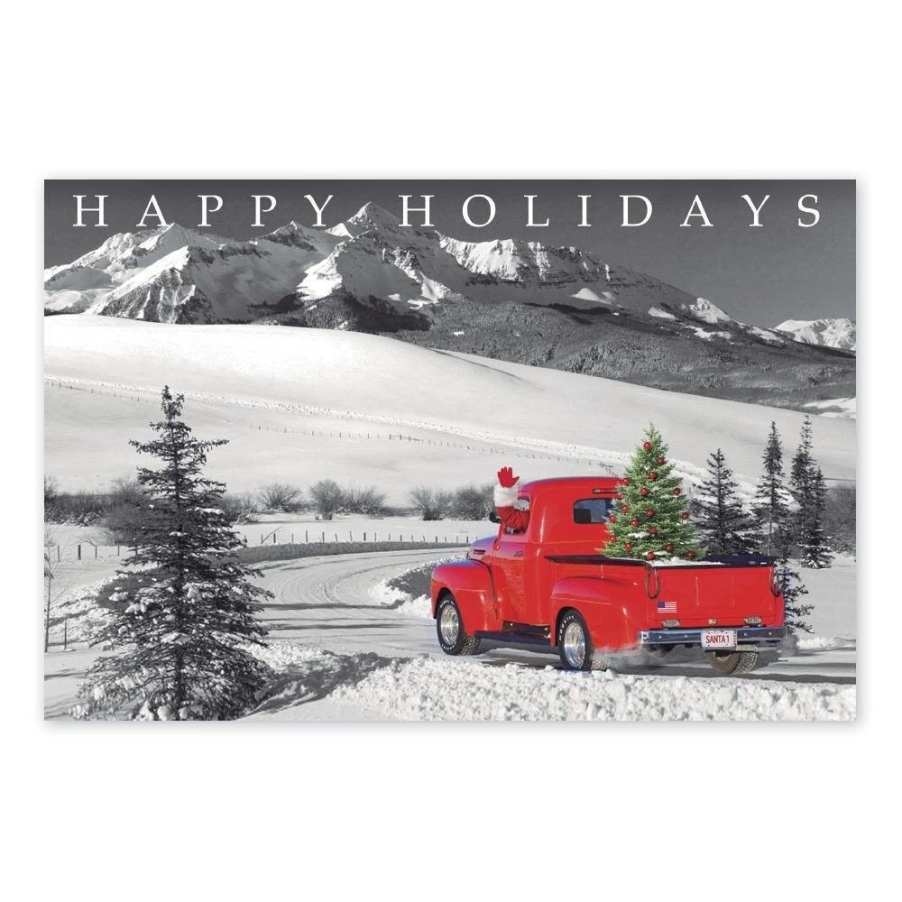 Classic Claus Holiday Postcards 1