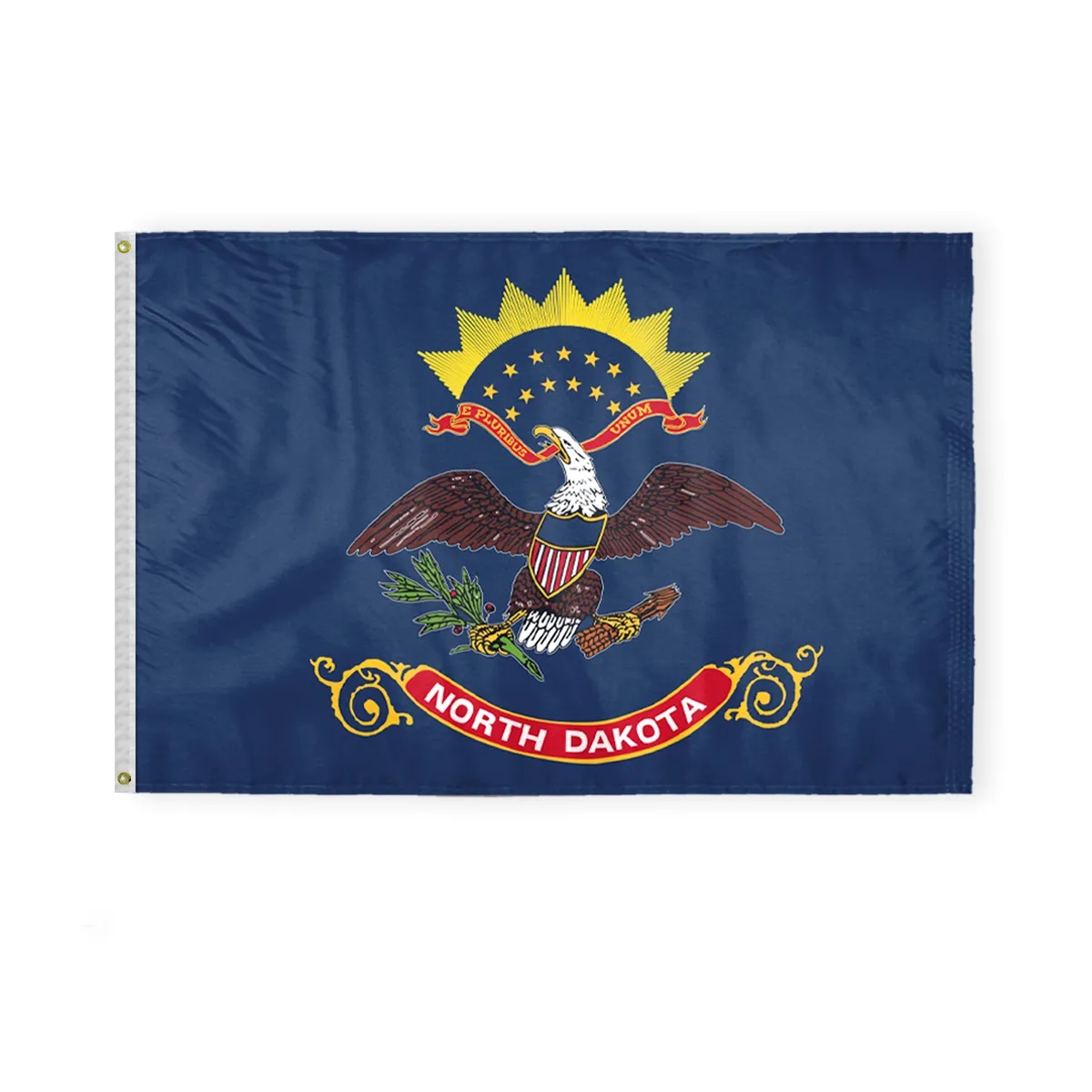 12"x18" to 8'x12' North Dakota Nylon Flags 8