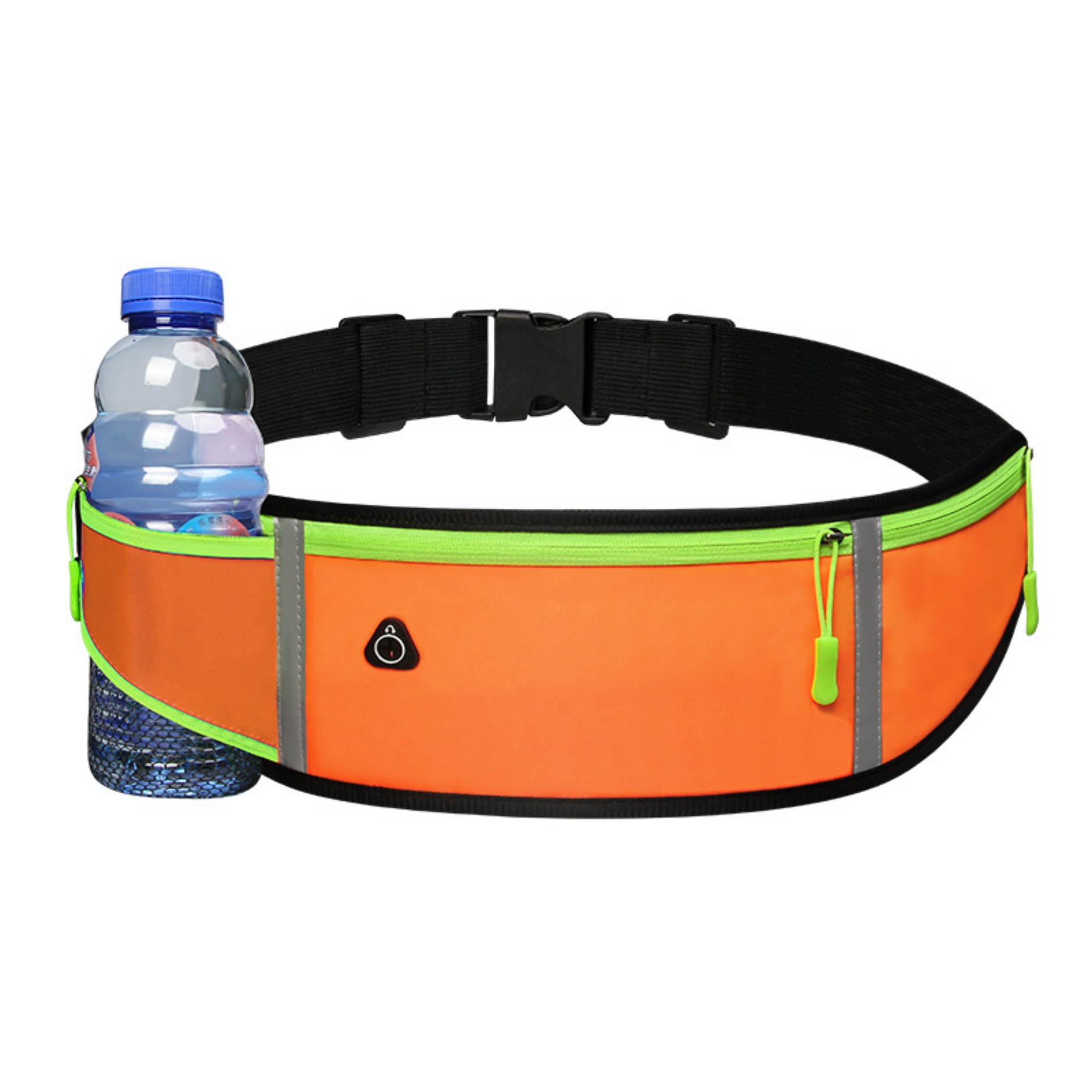 Running Waist Bag Fanny Pack Belt with Water Bottle Holder 4