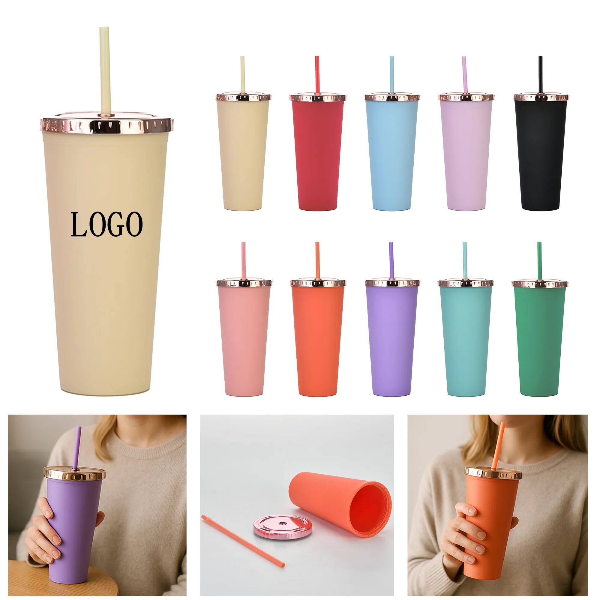 Double Straw Tumbler 2