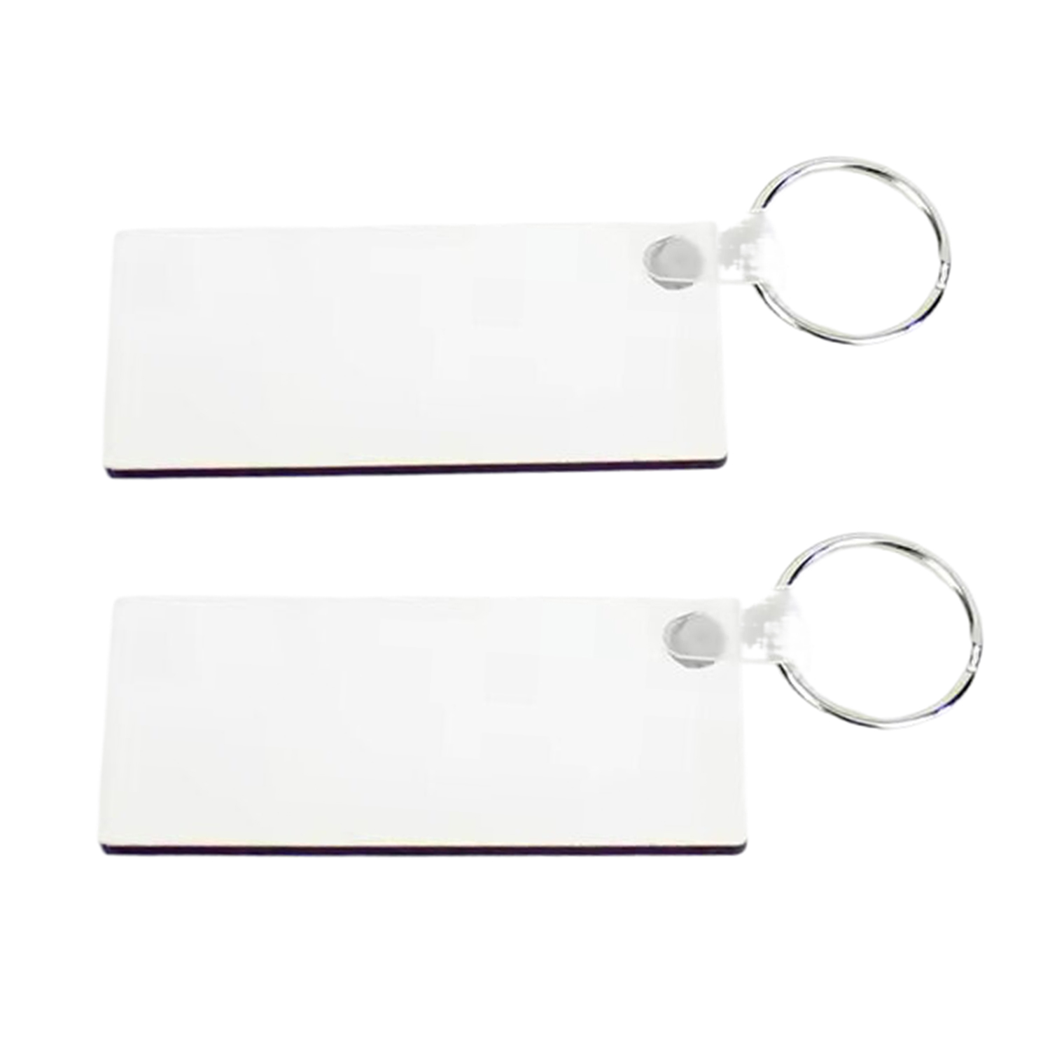 Rectangle Design MDF Keychain 3