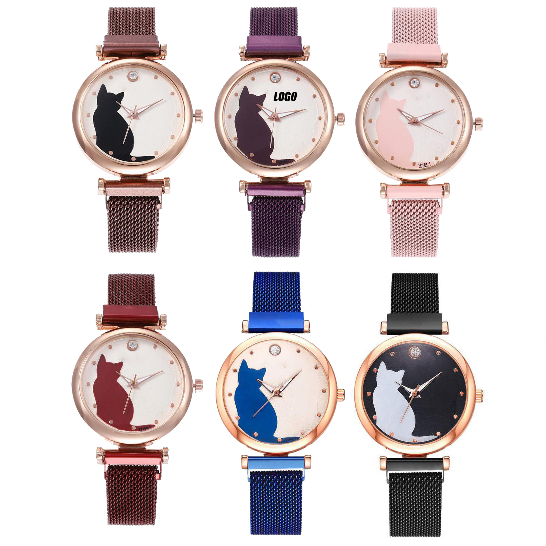 Cute Women Cat Wristwatch 2