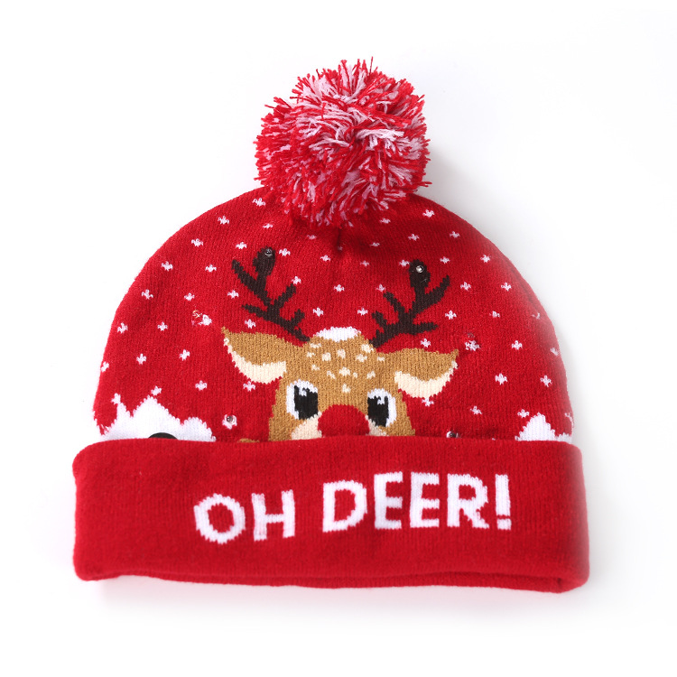 Christmas LED Beanie Hat 3