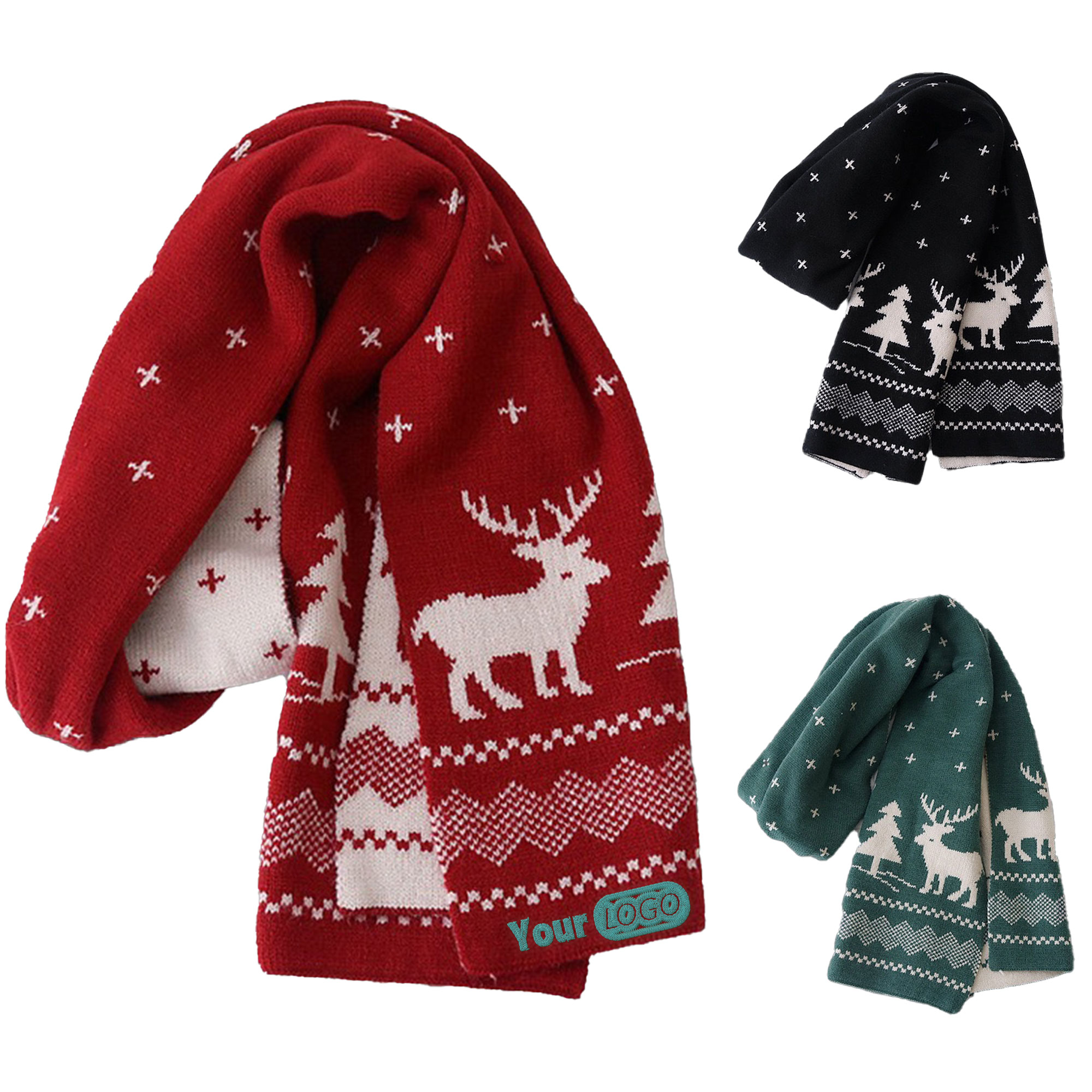 Christmas Winter Creative Gift Scarf 2