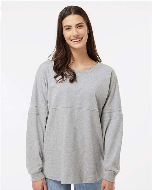 Women's Jersey Pom Pom Long Sleeve T-Shirt - T14 40