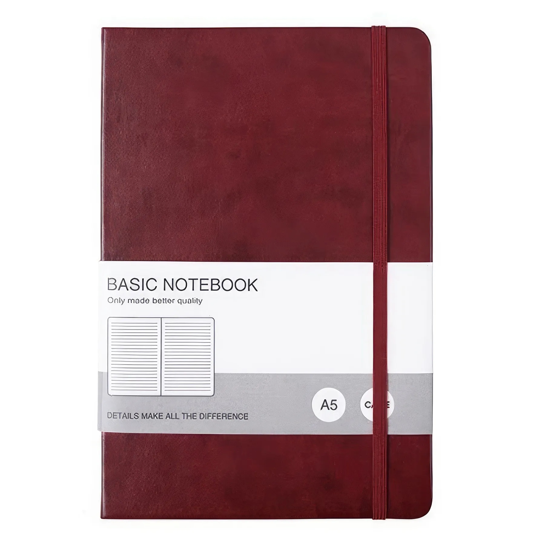 PU Leather A5 Business Travel Journal Diary Notebook 3