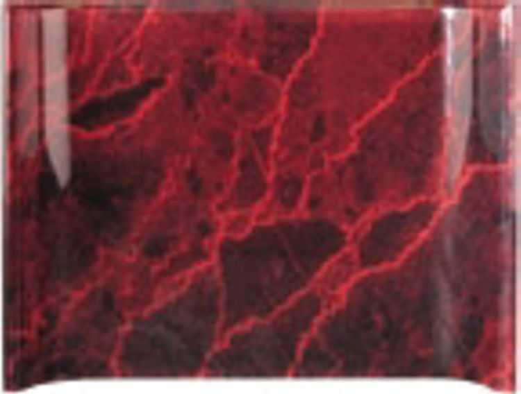 5" x 7" Red Marble Acrylic Crescent Award
