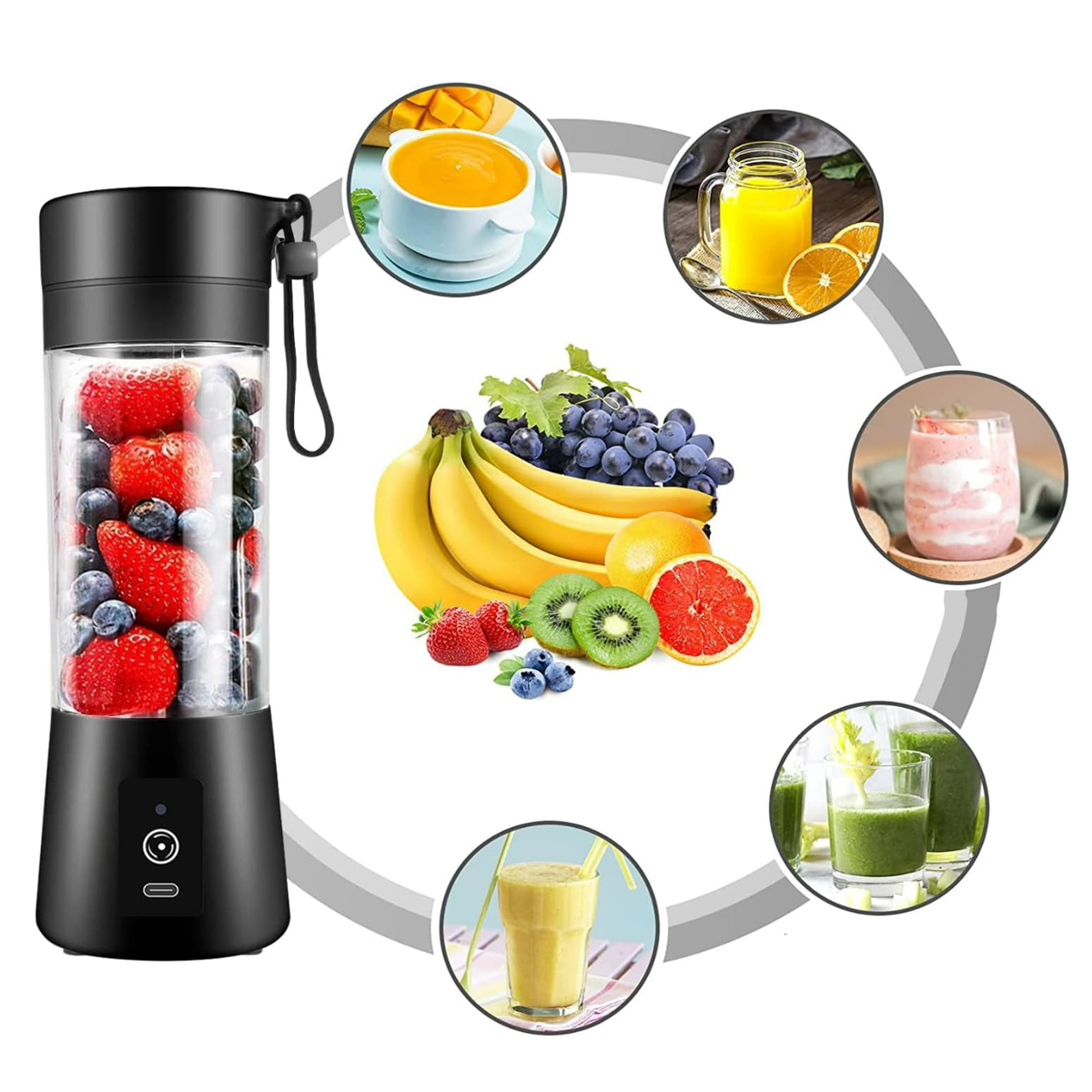 Customizable USB Electric Juicer Cup for Fresh Blends 7