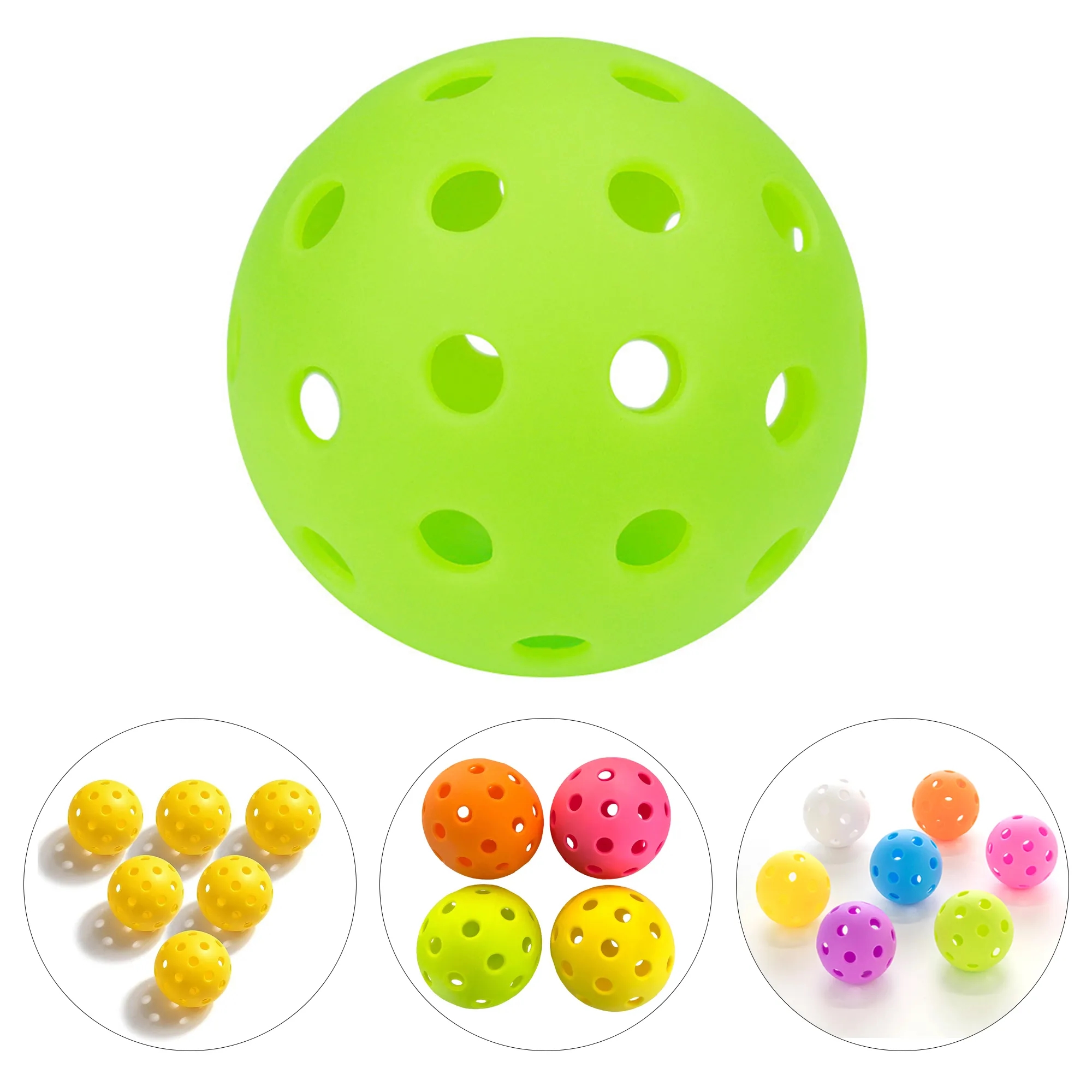 40 Hole Outdoor Colorful Pickleball 3
