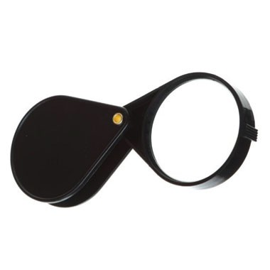 FOLDING POCKET MAGNIFIER 10X 2