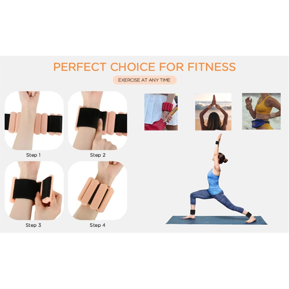 1LB Silicone Adjustable Sports Gym Band 1