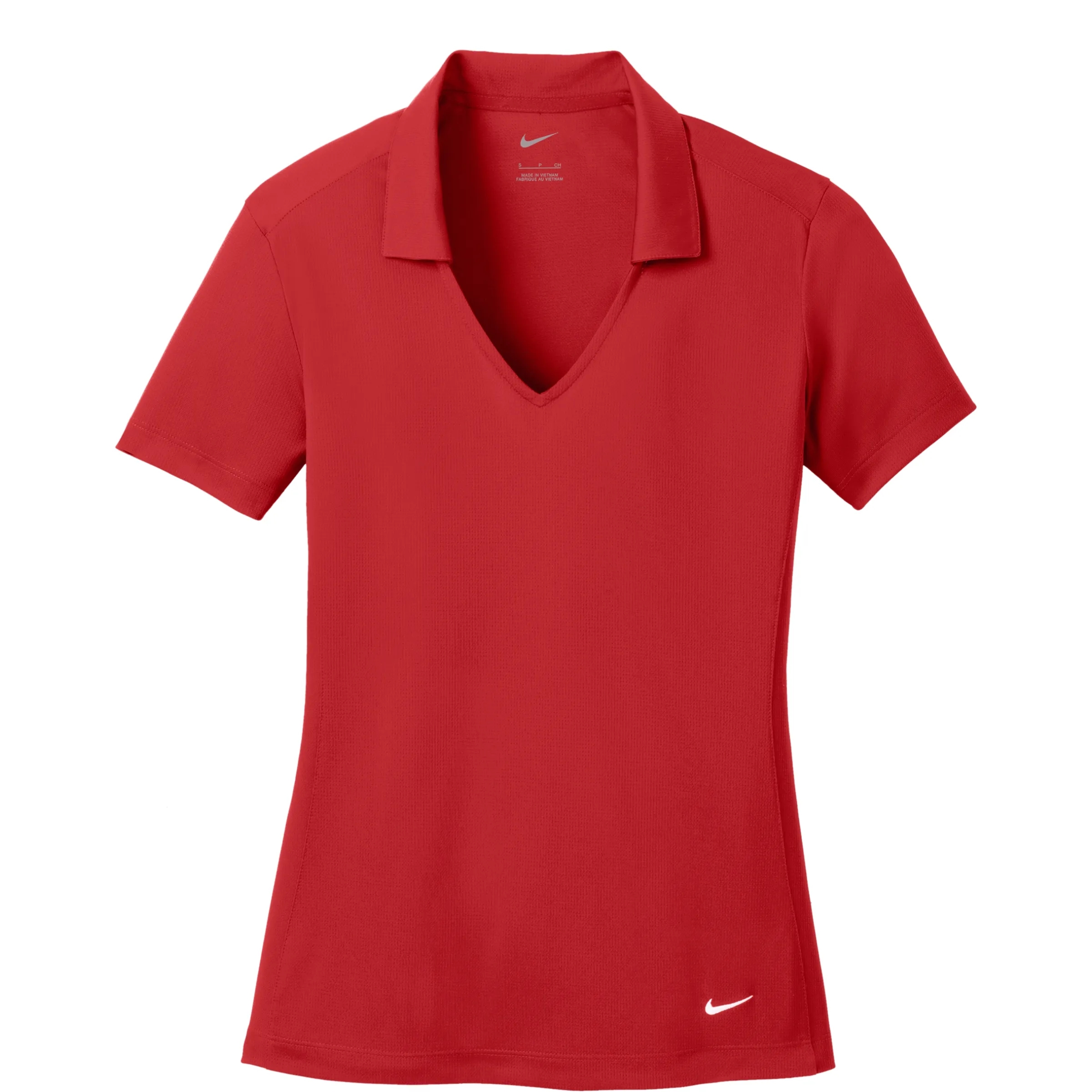 NIKE(R) LADIES DRI-FIT VERTICAL MESH POLO 9