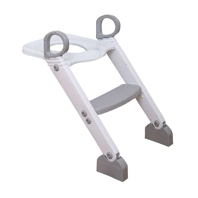 Potty Training Toilet Stools - Gray & White 2-Level Adjustable 2