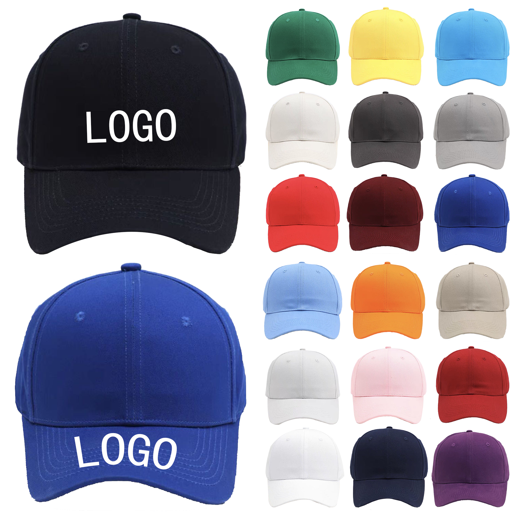 Embroidered Custom Comfortable Cotton Baseball Cap 2