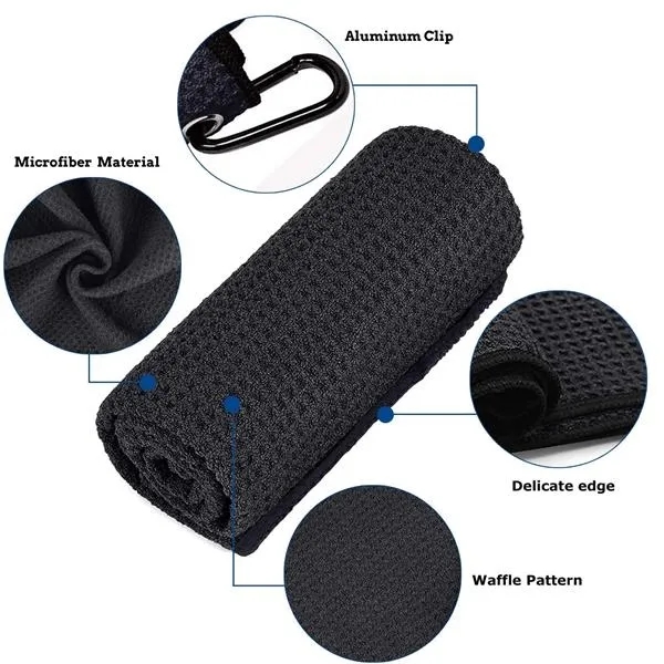 15.7"x23.6" Microfiber Golf Towel 3