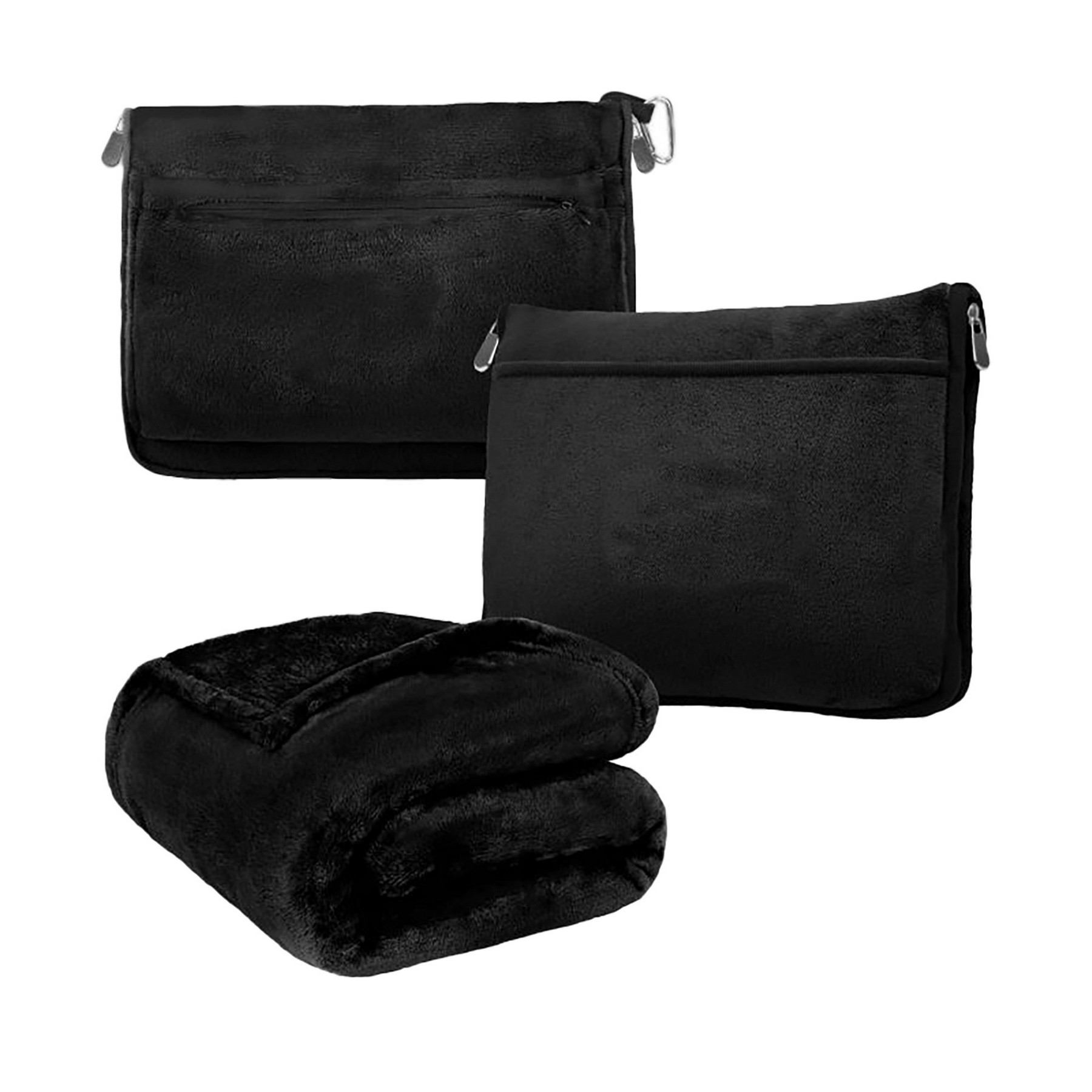 2-in-1 Flannel Travel Blanket 10