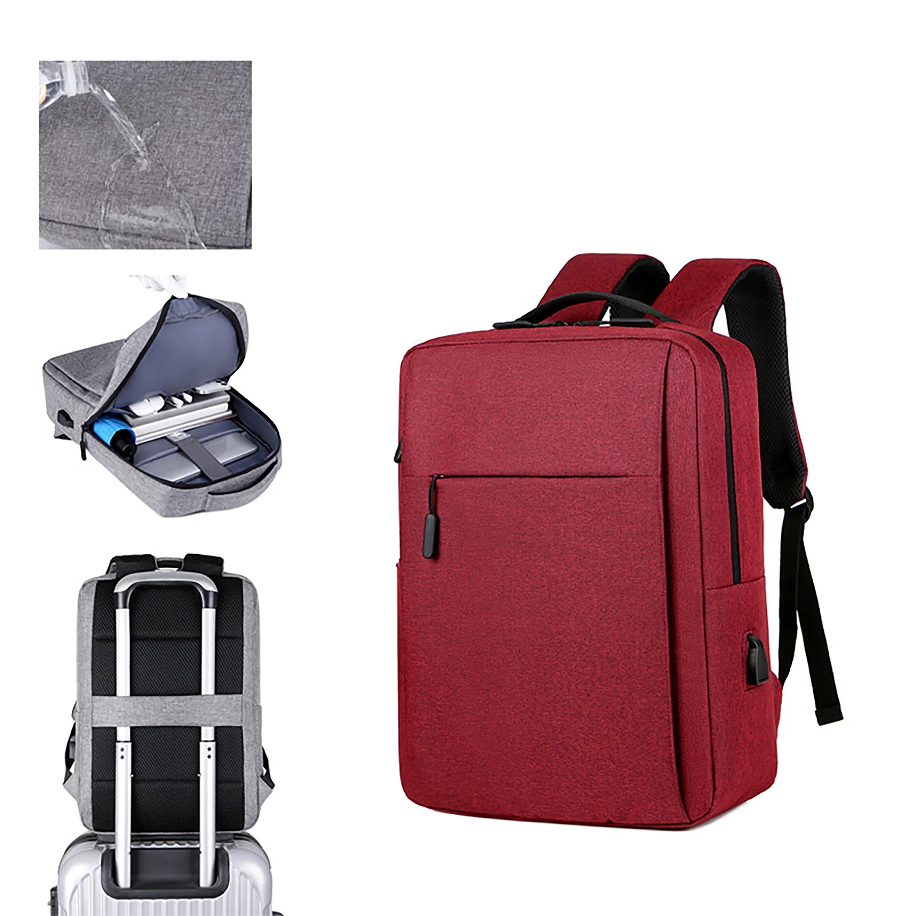 Travel Laptop Backpack with USB Charging Port 5