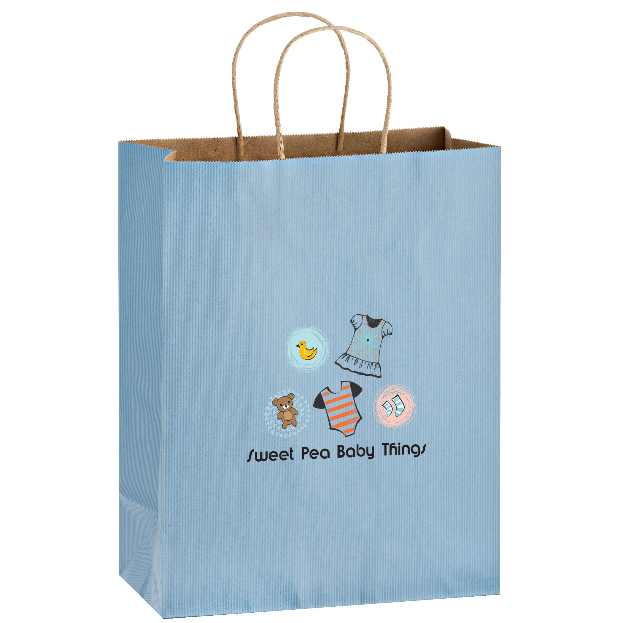 Matte Color Paper Shopper with Twisted Paper Handles 23