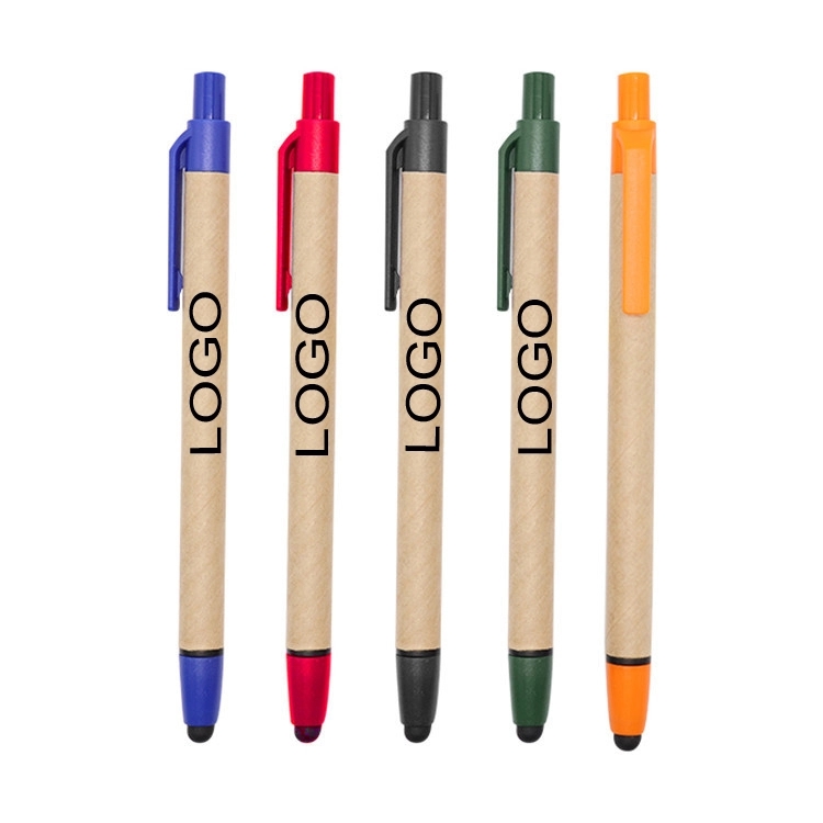 Recycled Stylus Click Pen 6