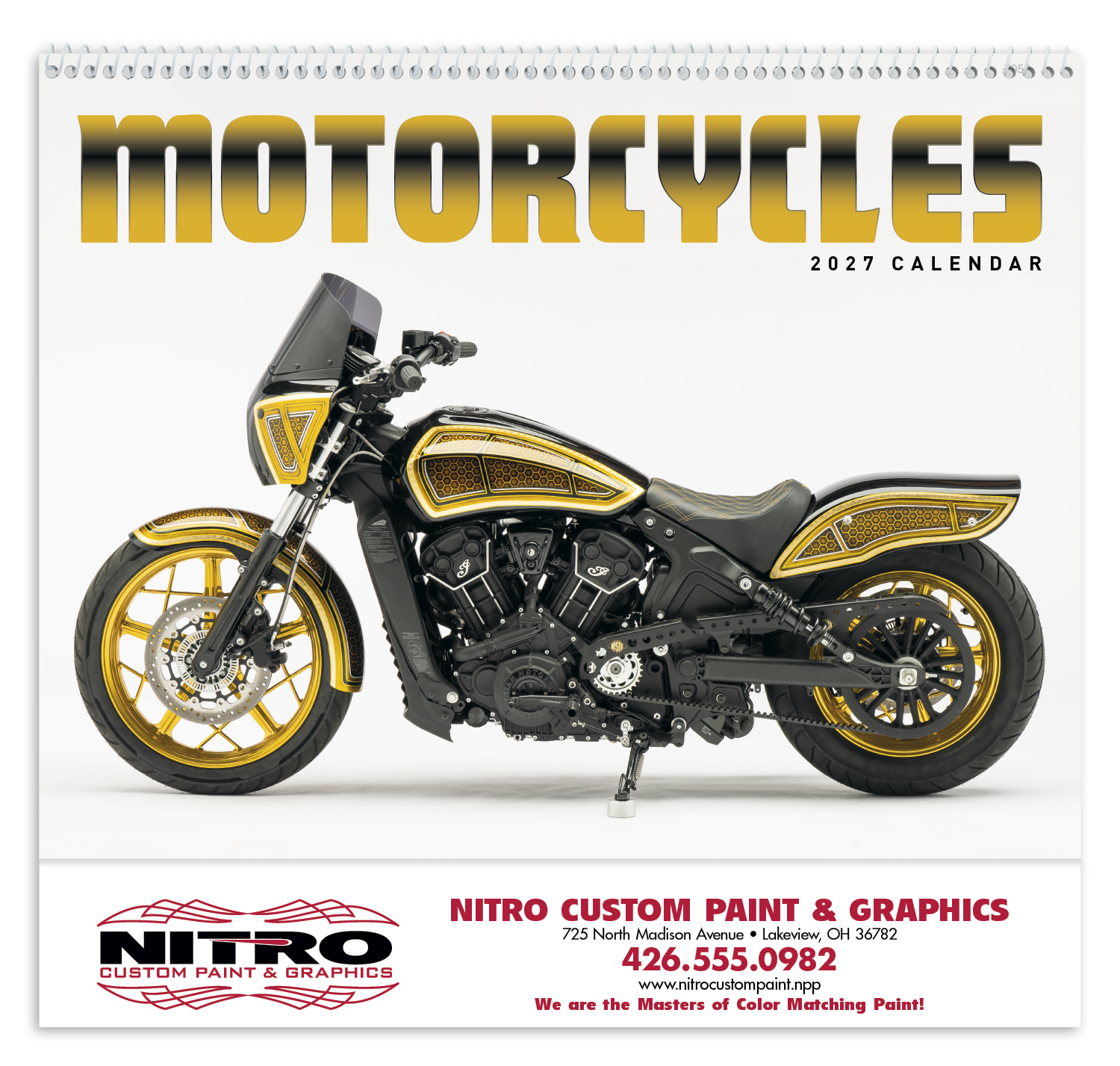 Good Value™ Motorcycles - Spiral Calendar 48