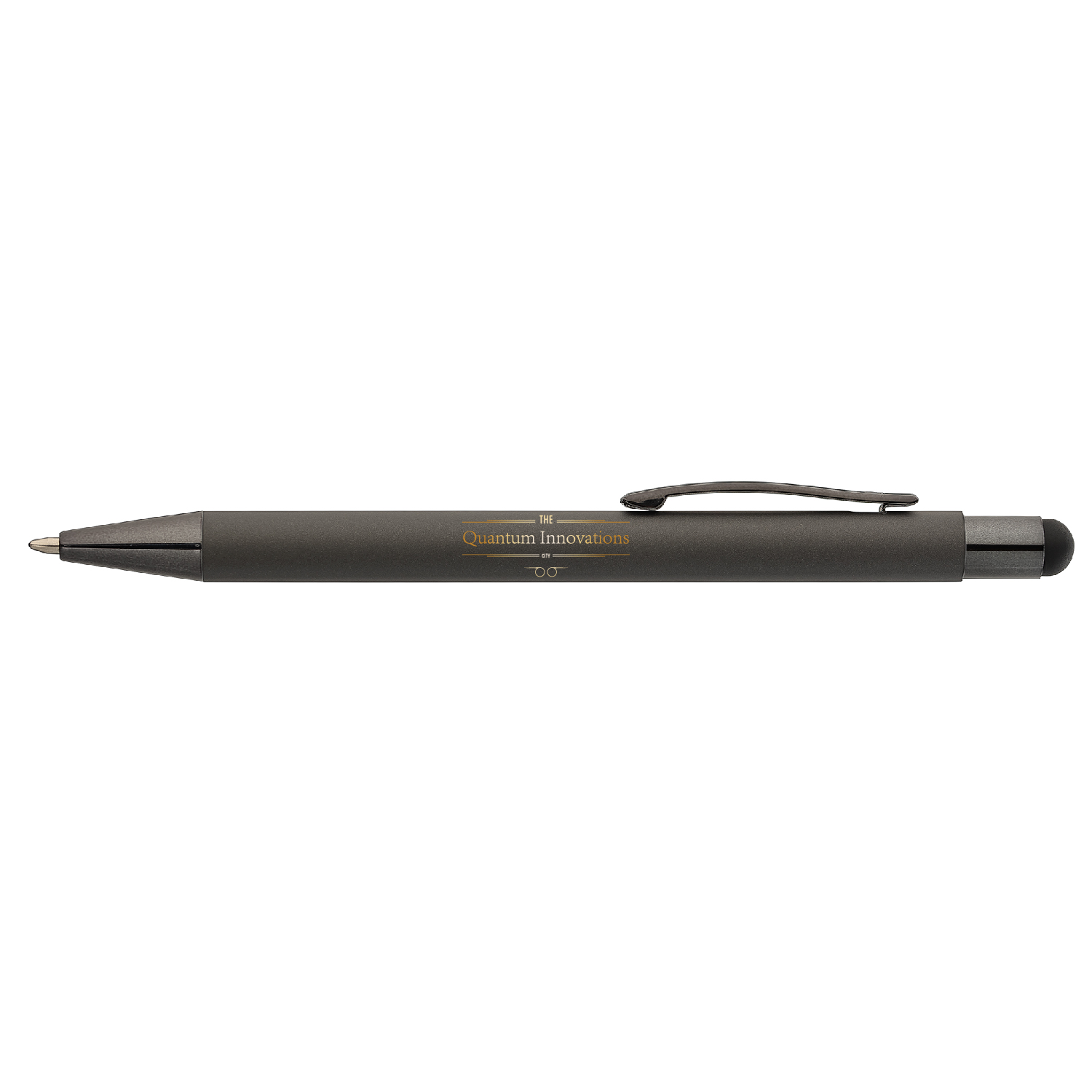 Iggy Softy Monochrome Metal Pen with Stylus (Full Color Imprint) 3