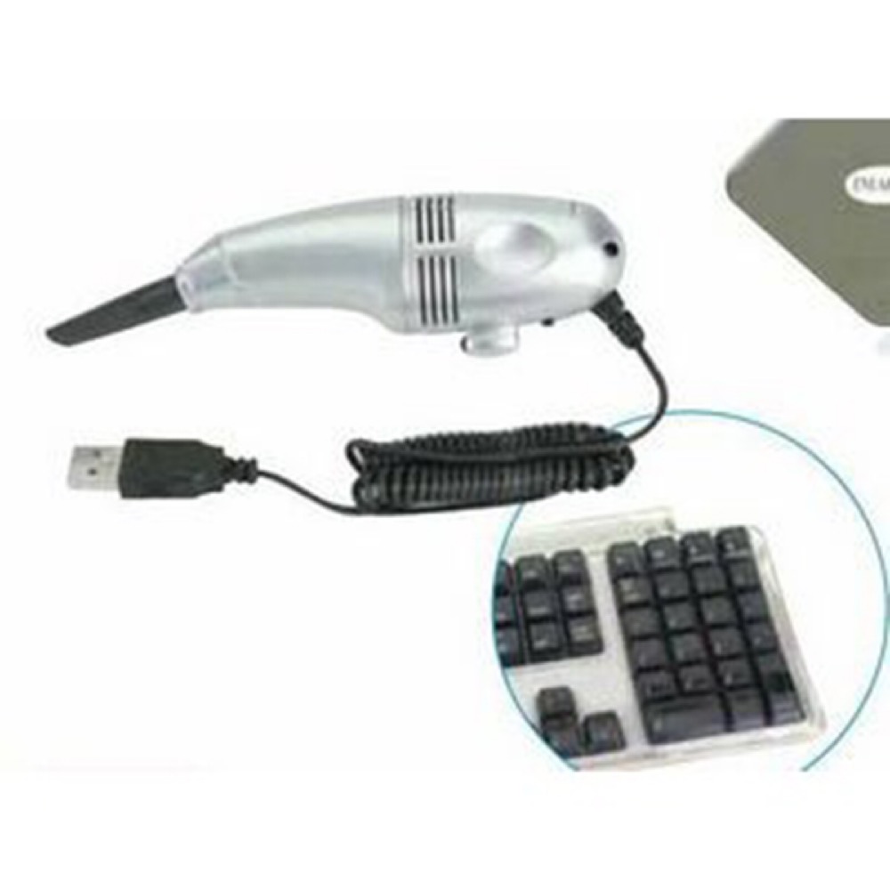 USB Mini Vacuum Cleaner with LED Light 2