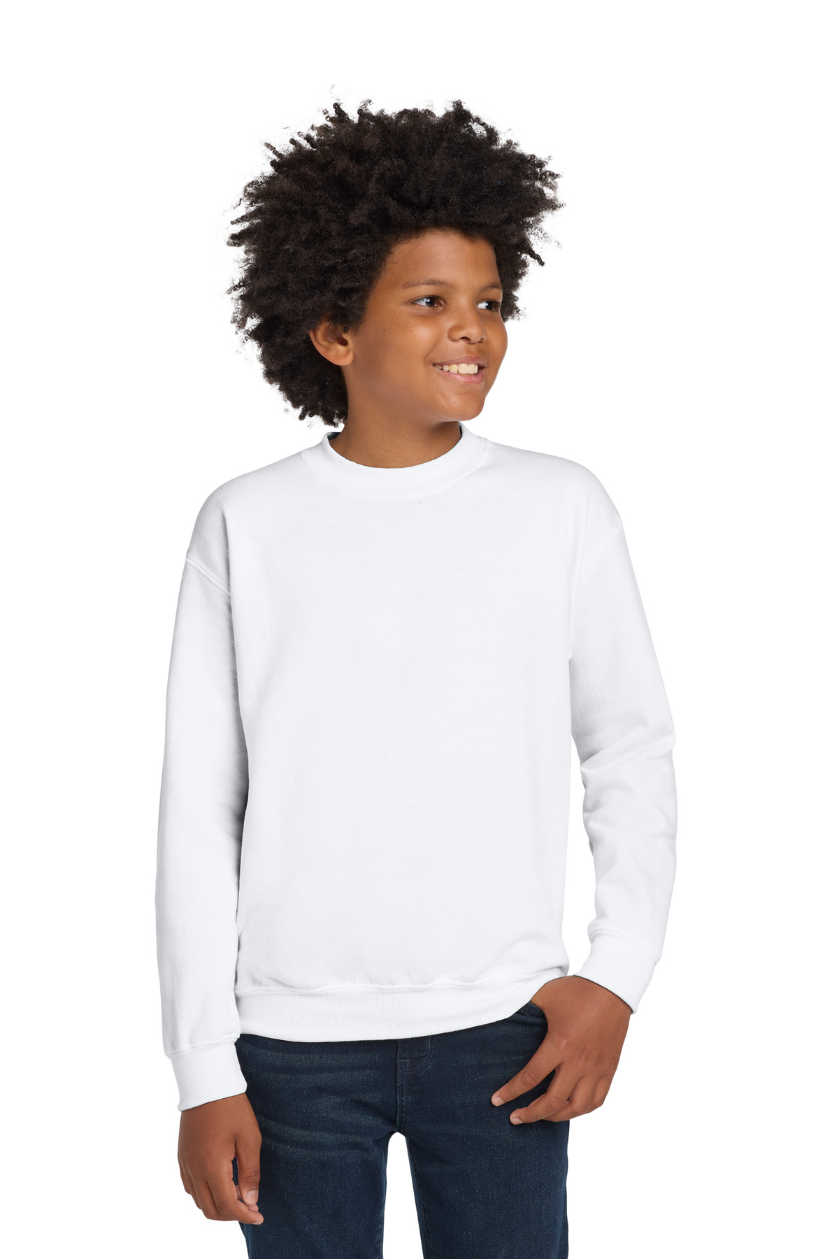 Gildan Youth Heavy Blend Crewneck Sweatshirt. 18000B 24