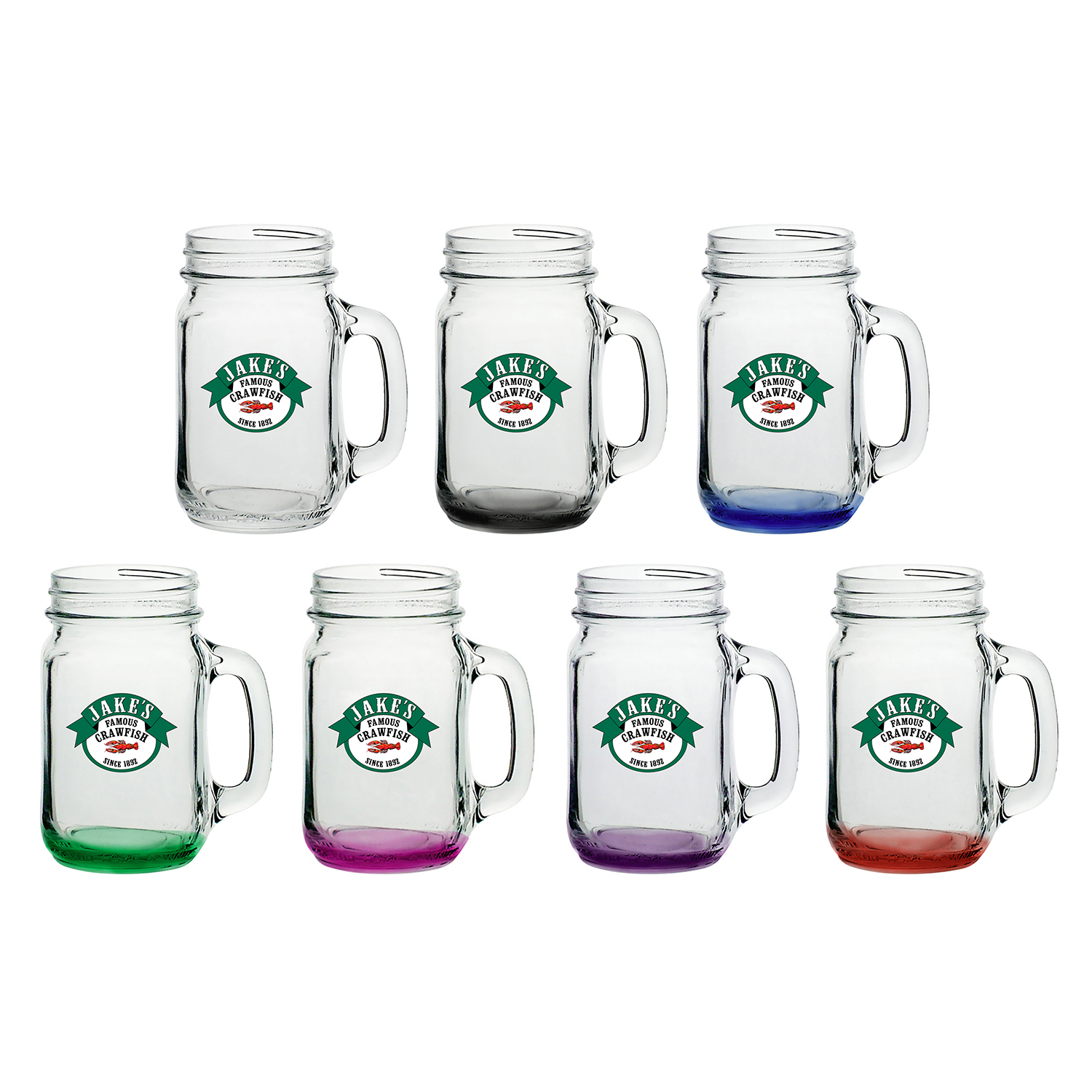 16 oz. Libbey® Mason Jars with Handles 13